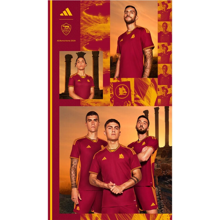 Nice Kits: adidas AS Roma 23/24 Home Kit