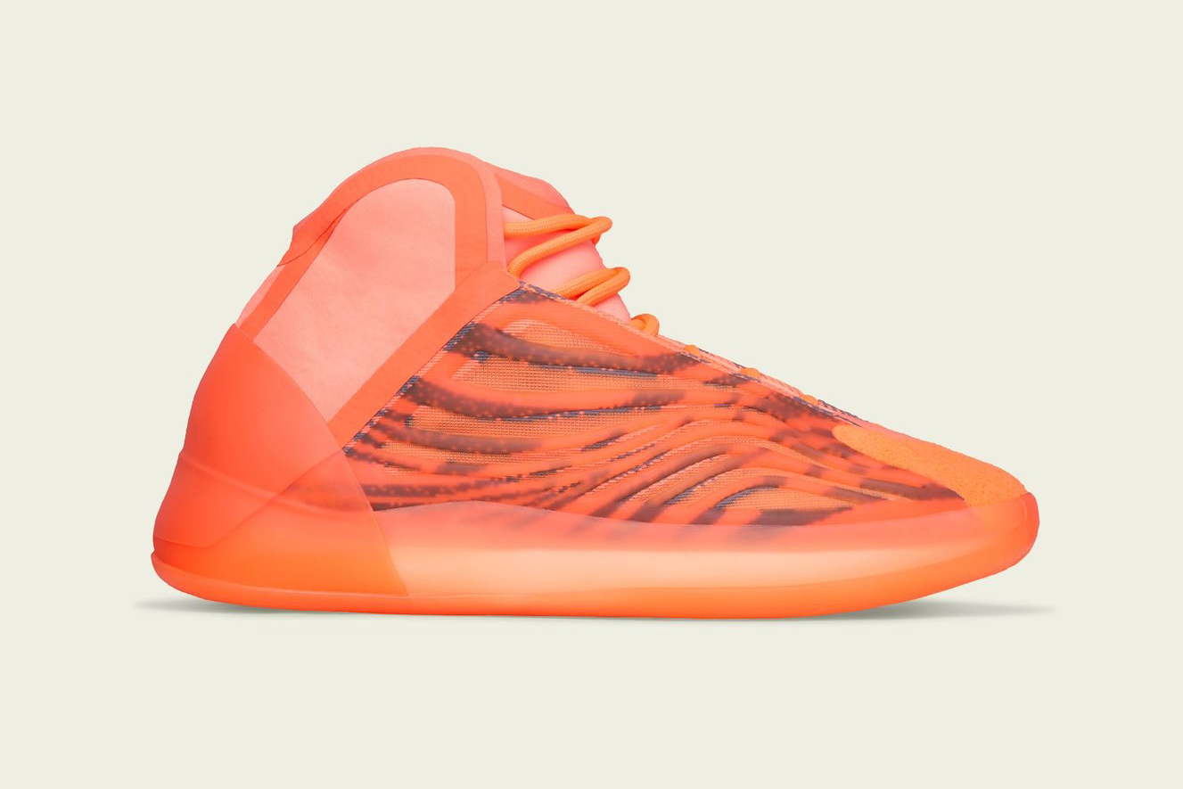 The adidas Yeezy QNTM “Hi-Res Orange” Drops Tomorrow