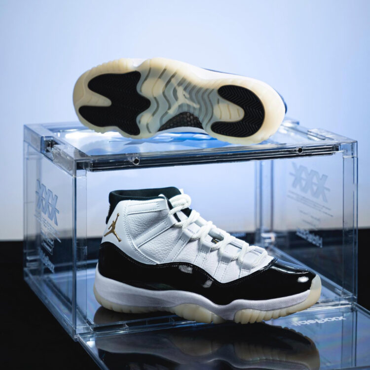 Shoes, Custom Gucci Jordans 11 Space Jams