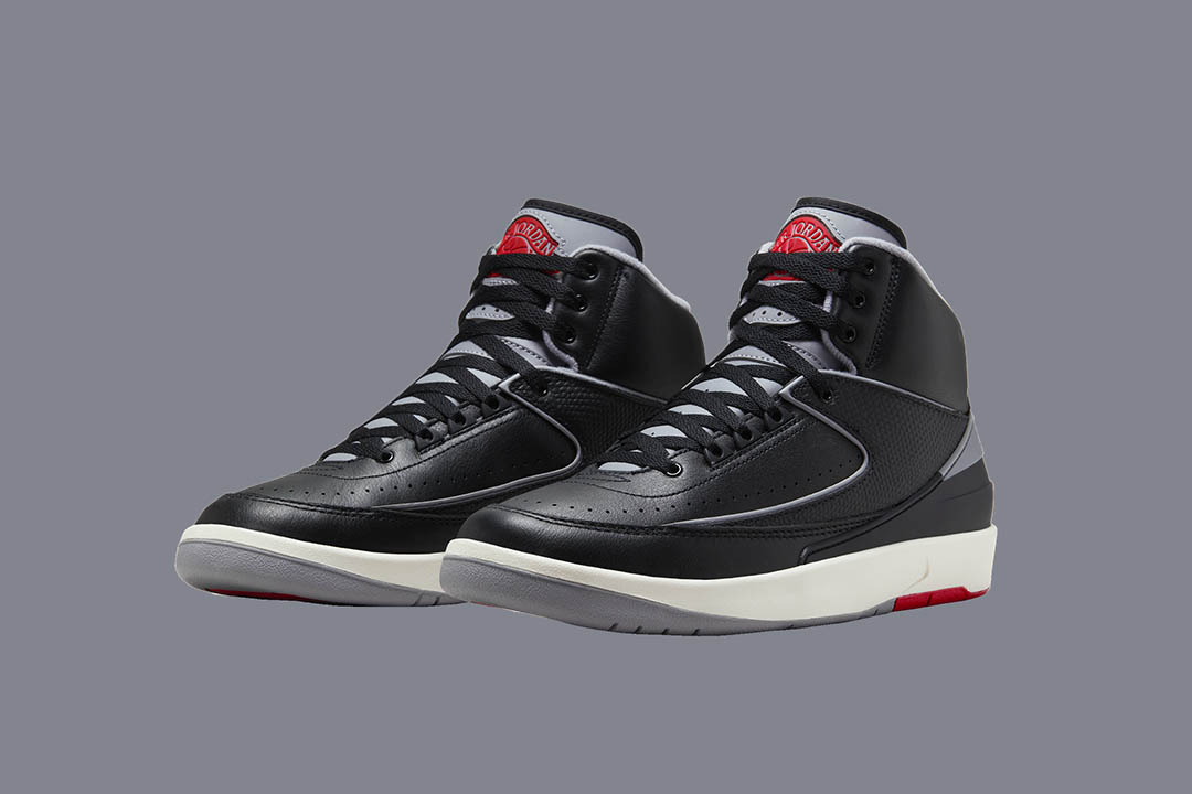 The Air Jordan 2 “Black Cement” Releases Soon