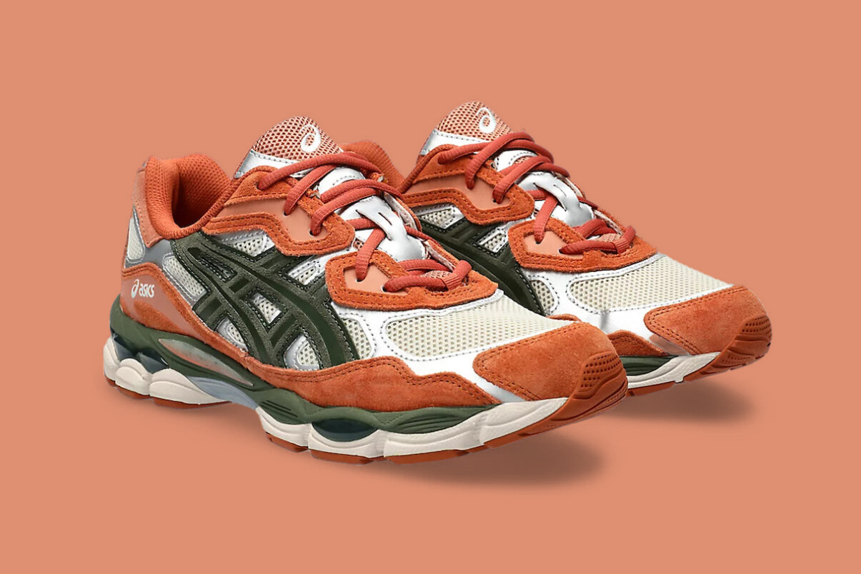 The ASICS GEL-NYC Takes on Fall in an Autumnal “Oatmeal/Forest” Outfit