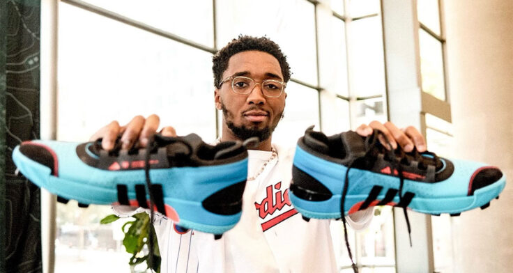 Donovan Mitchell Wears adidas D.O.N. Issue#5 Cleat