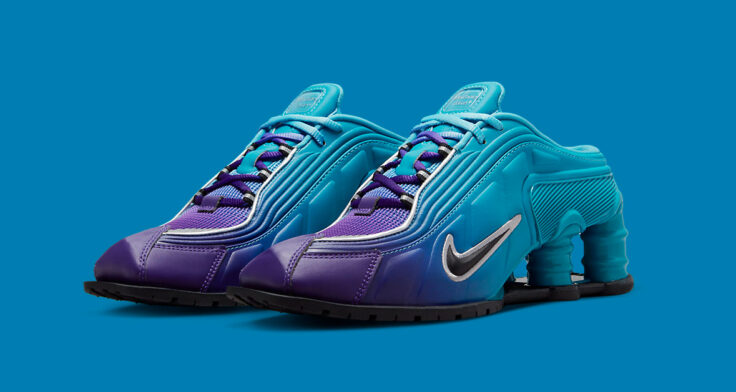 Martine Rose x Nike Shox Mule MR 4 "Scuba Blue" DQ2401-400