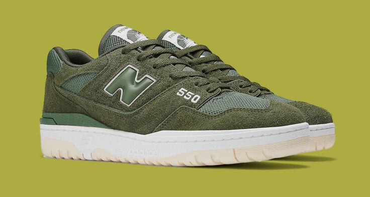 New Balance 550 "Olive Suede" BB550PHB