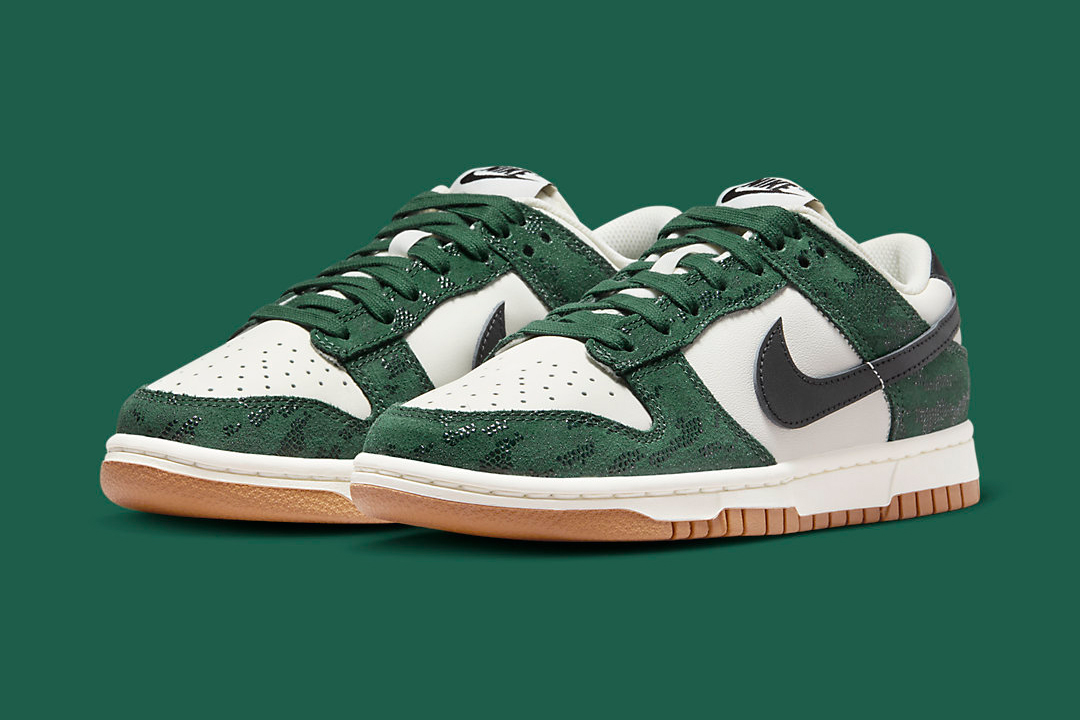 Nike Adds Exotic “Green Snake” Overlays to This Women’s Exclusive Dunk Low