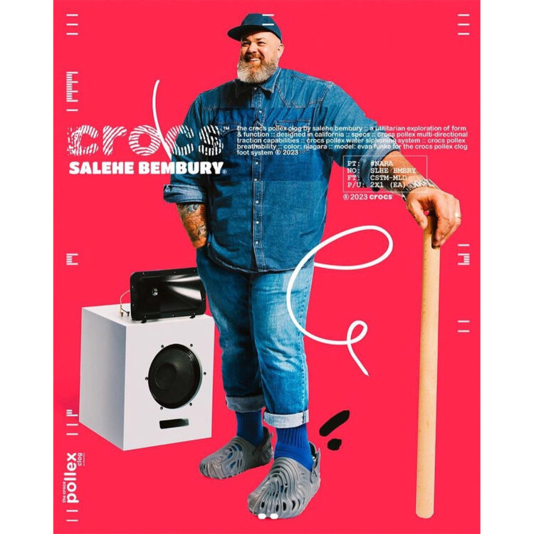 Salehe Bembury x Crocs Pollex Clog “Niagara”