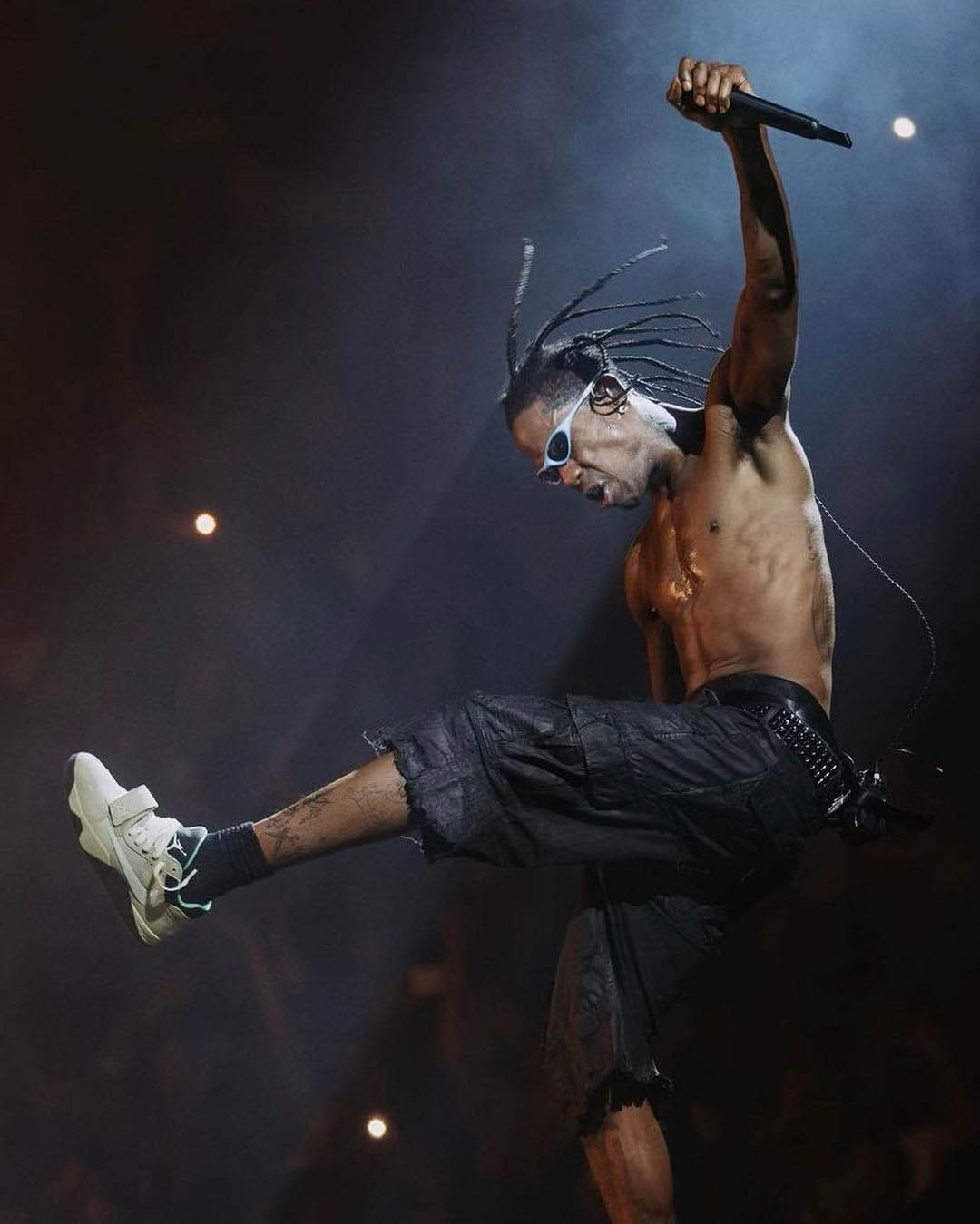 Travis Scott in the upcoming Travis Scott x Jordan Jumpman Jack 