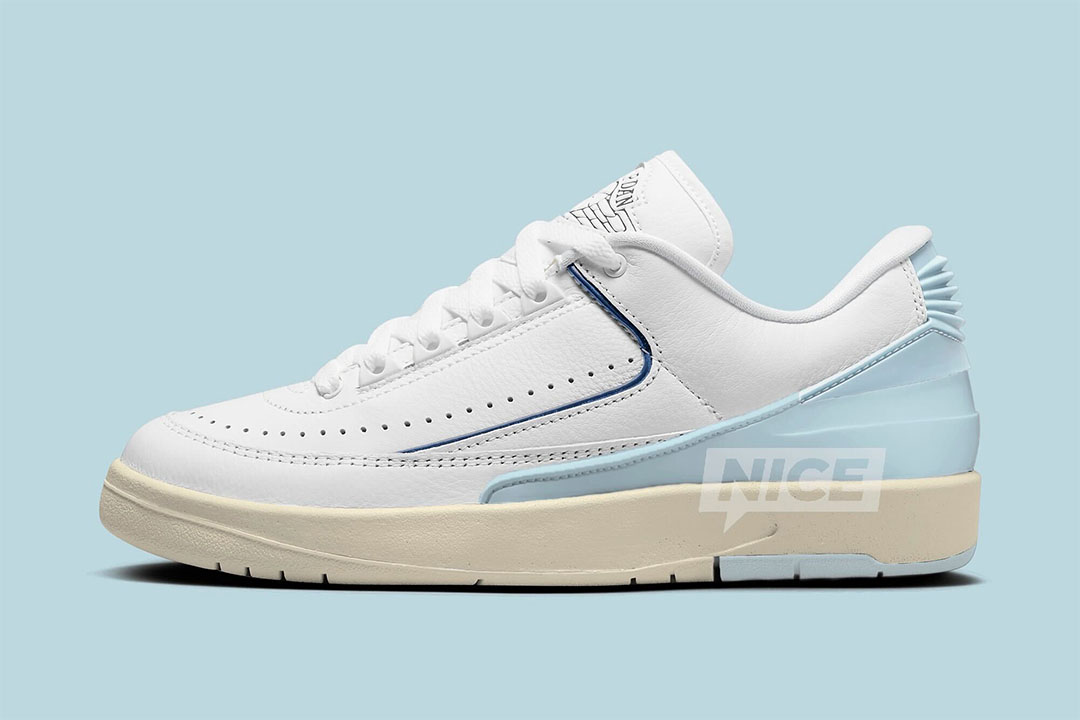 A “Summit White Diffused Blue” Air Jordan 2 Retro Low Set for Summer 2024