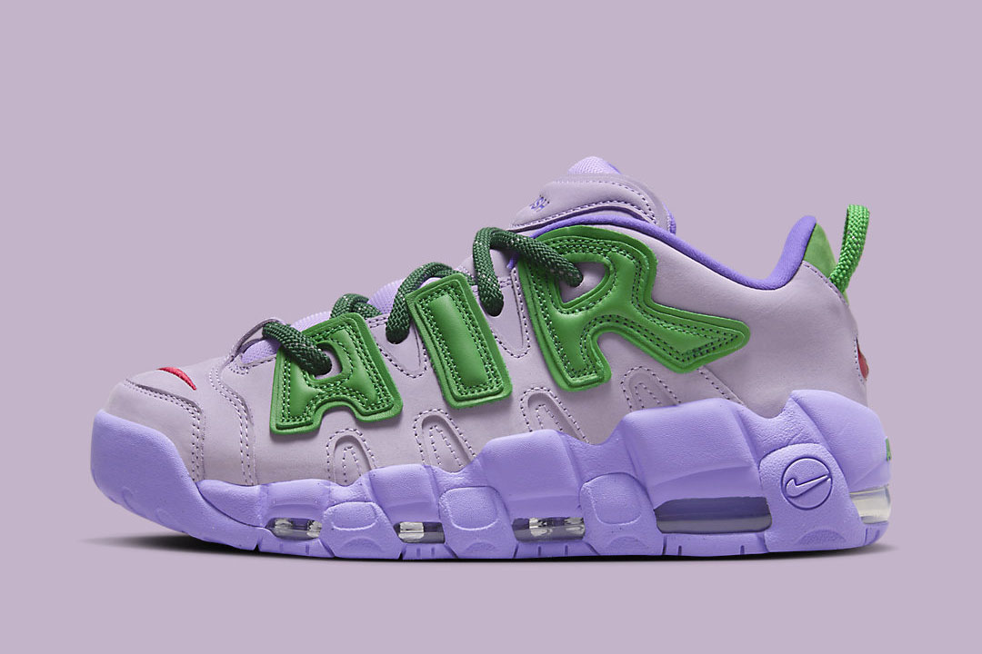The AMBUSH x Nike Air More Uptempo Low”Lilac” Releases Soon