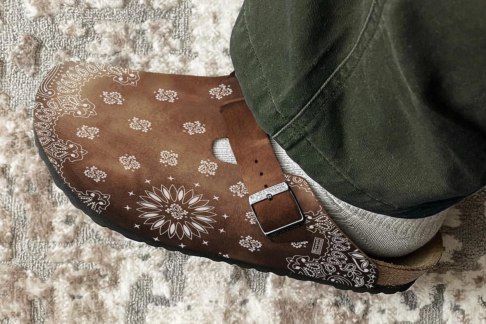 Bravest Studios Welcomes Fall With A “Mocha Paisley” London Mule