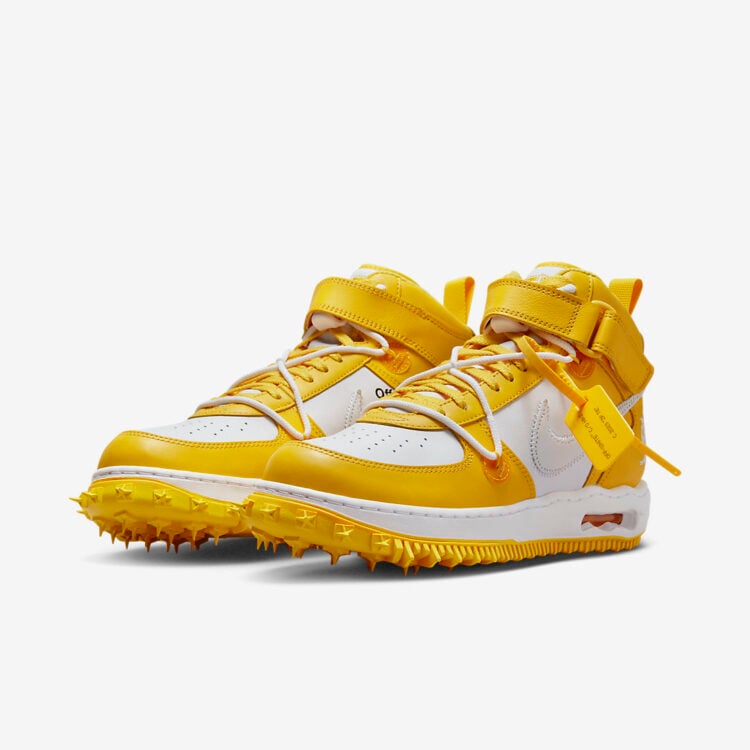 Off-White x Nike Air Force 1 Mid “Varsity Maize” DR0500-101
