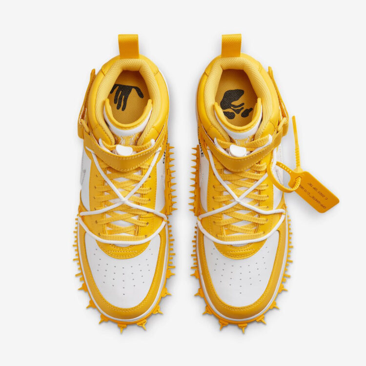Off-White x Nike Air Force 1 Mid "Varsity Maize" DR0500-101