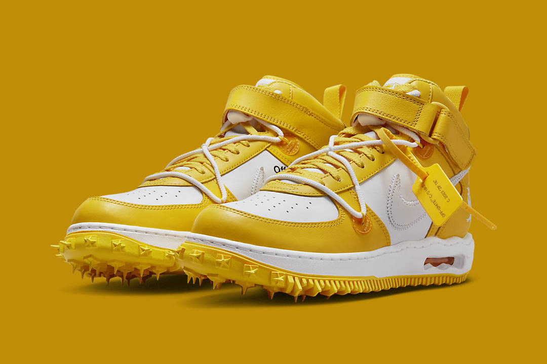 Air Force 1 Mid x Off-White™️ (White) – Canary Yellow