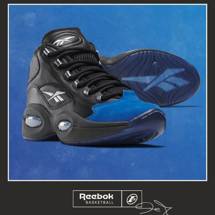 Reebok Question Mid “Black & Blue” 100033164