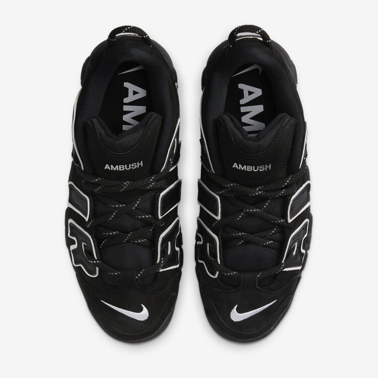 AMBUSH x Nike Air More Uptempo Low “Black/White” FB1299-001 | Nice Kicks