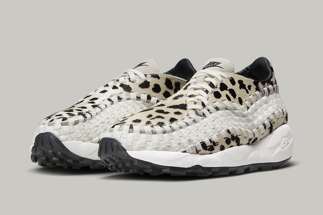 Nike’s Air Footscape Woven Covers Up in a “White Cow” Print