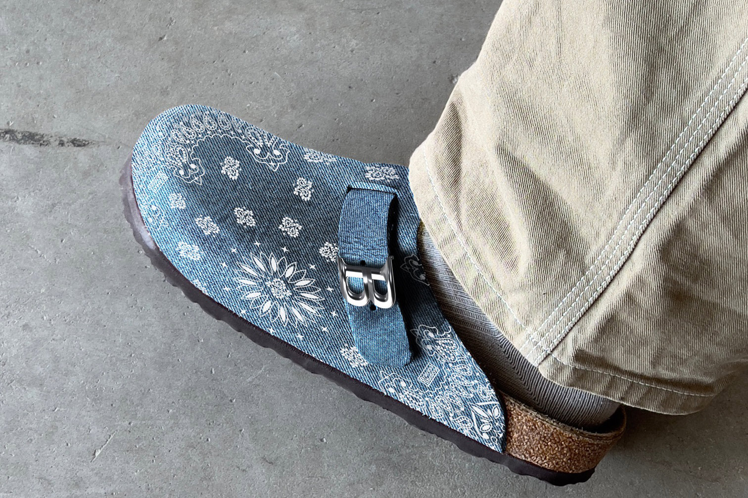 Bravest Studios Denim Paisley Tokyo Mule Is Ready for Fall