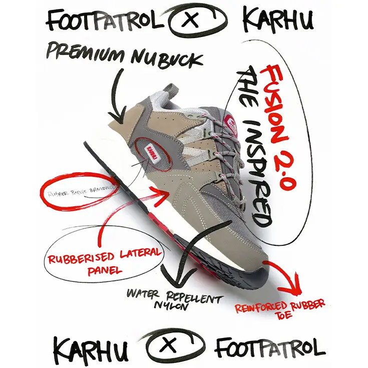 Footpatrol x Karhu Fusion 2.0 "Snowstar" F804159