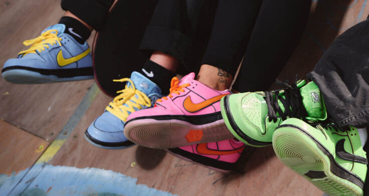 The Powerpuff Girls x Nike SB Dunk Low Holiday 2023