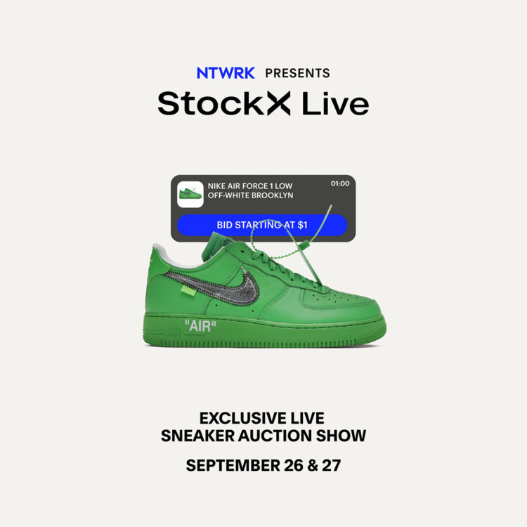 StockX, NTWRK Announce Live Sneaker Auctions