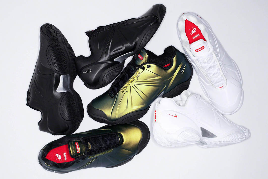 The Supreme x Nike Courtposite Pack Releases Soon