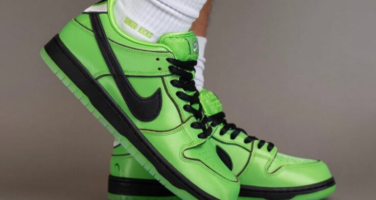 The Powerpuff Girls x Nike SB Dunk Low "Buttercup" FZ8319-300