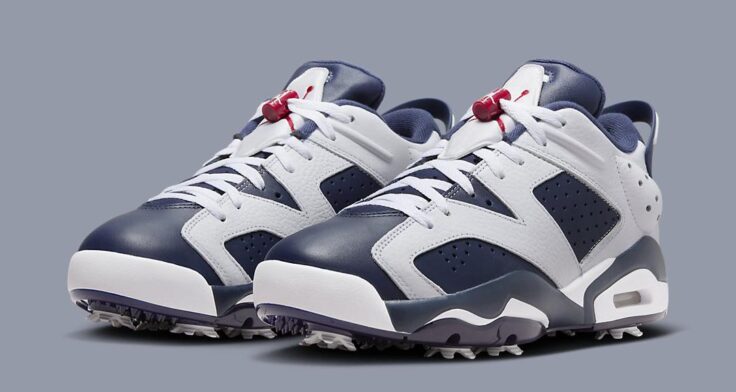 Air Jordan 6 Low Golf "White/Navy" DV1376-101