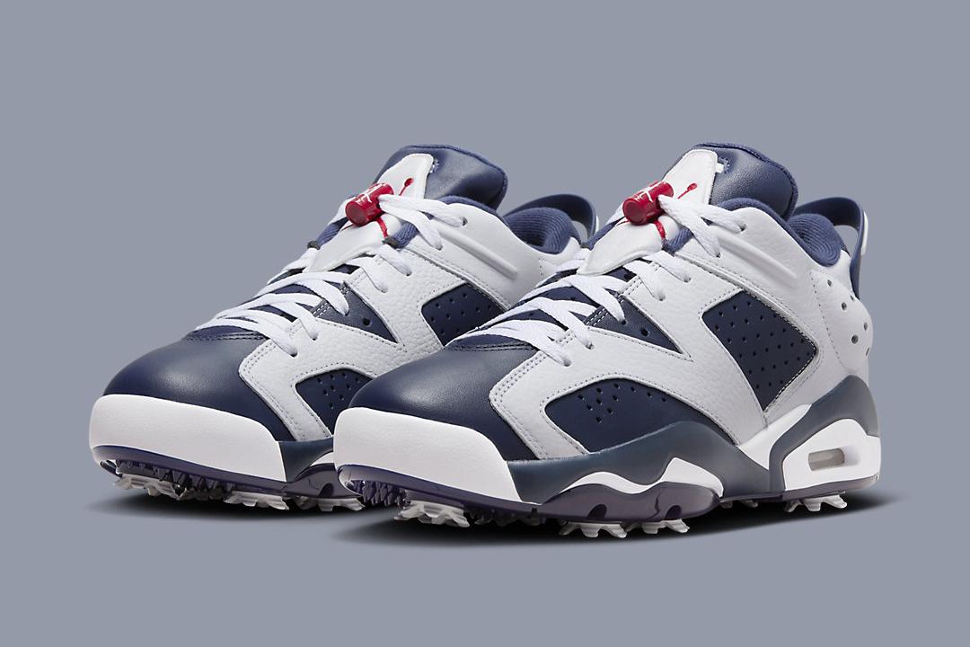 Air Jordan 6 Low emoji "White/Navy" DV1376-101