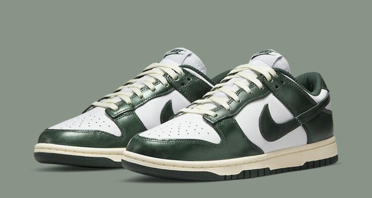 Nike teal Dunk Low WMNS Vintage Green DQ8580 100 01 736x392