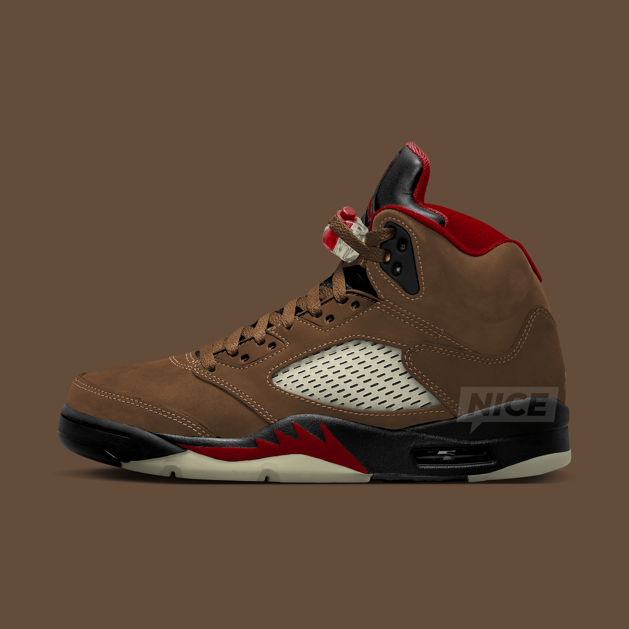 Brown shop jordan 5