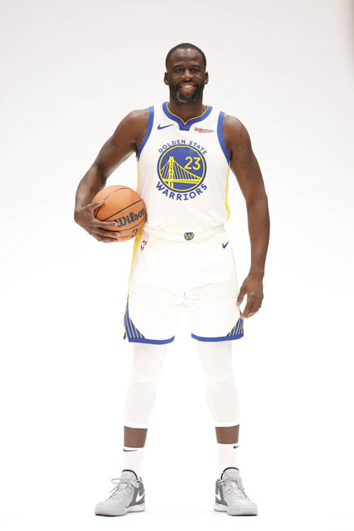 Draymond Green in the Nike LeBron NXXT Gen "Wolf Grey"