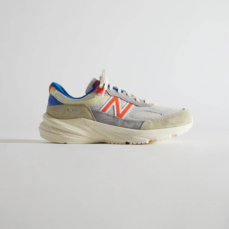 Kith x New Balance 574 Grey Orange “MSG Sandrift" NBU990KN6 