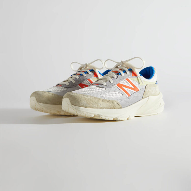 Kith x New Balance 574 Grey Orange “MSG Sandrift" NBU990KN6 