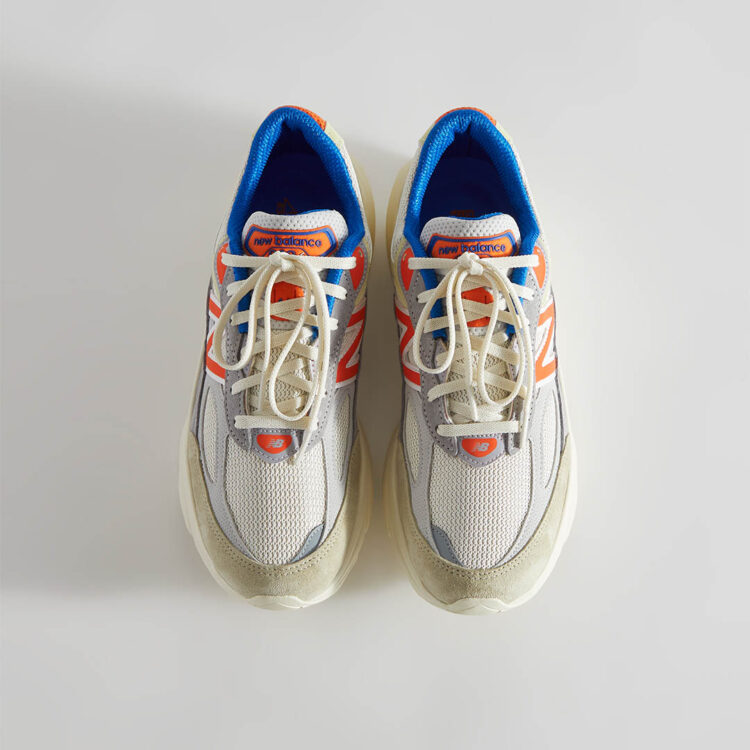 Kith x New Balance 574 Grey Orange “MSG Sandrift" NBU990KN6 