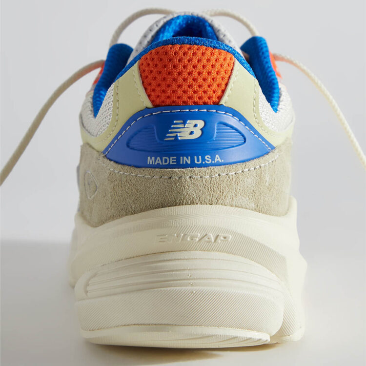 Kith x New Balance 574 Grey Orange “MSG Sandrift" NBU990KN6 