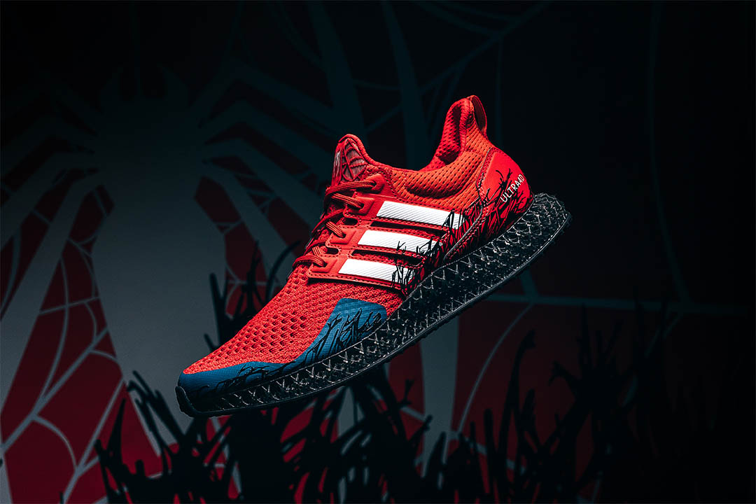 The Marvel x Adidas Ultra 4D “Spider-Man 2” Releases Soon