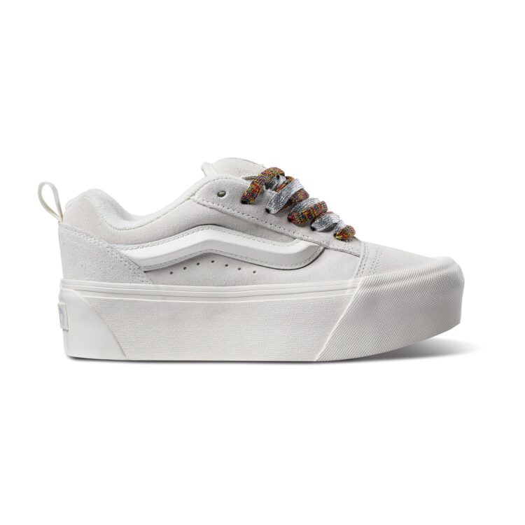 Vans Knu Stack (Metallic Silver/women White) C00081