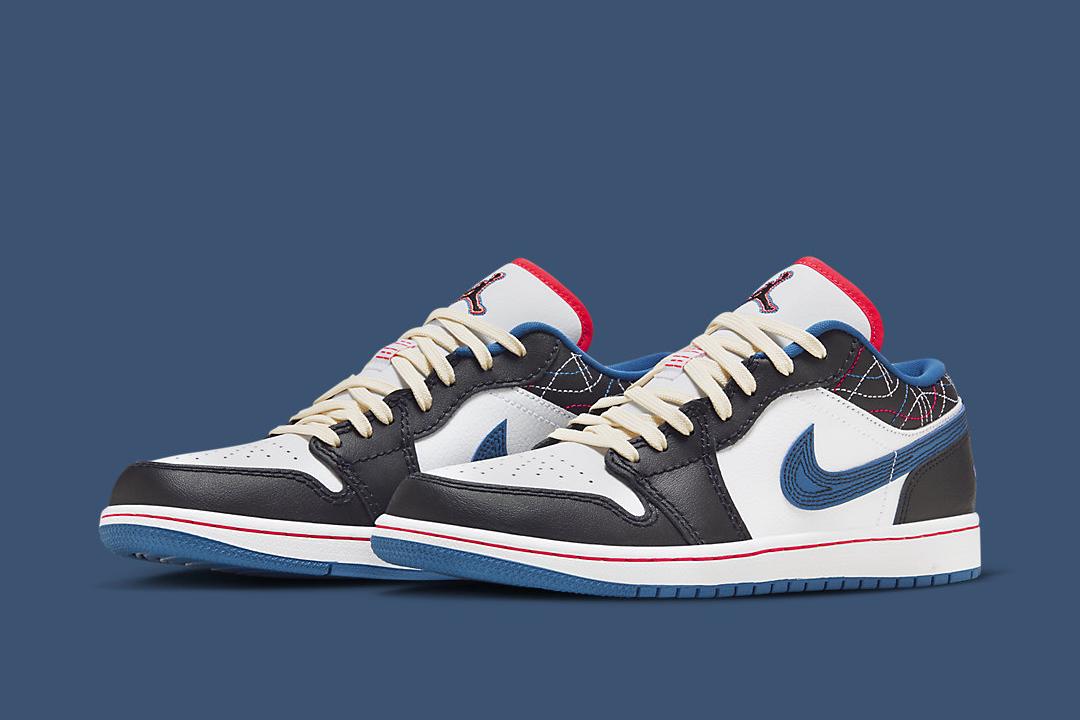 Where to Buy Air Jordan 1 Low “Black/Industrial Blue”