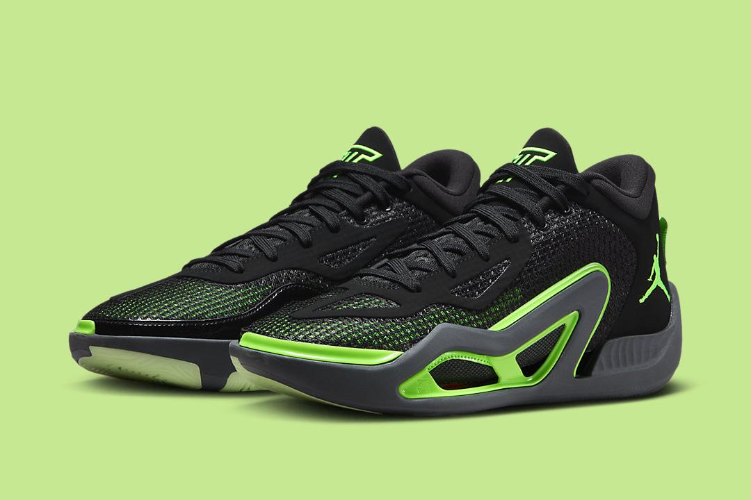 Russell Westbrook wearing his Air Jordan XX8 OKC PE "Green Strike" DZ3324-003