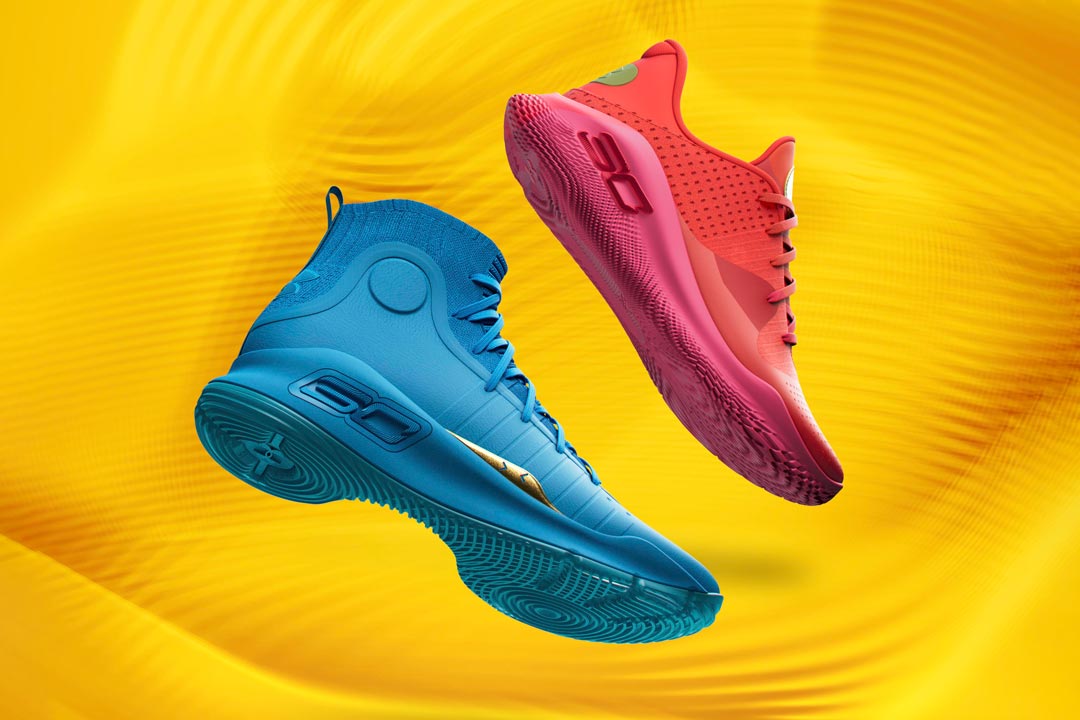 Curry Drops a Colorful Flooded Pack