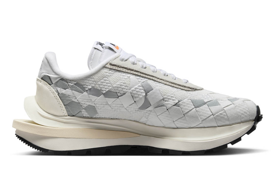 The Jean Paul Gaultier x sacai x Nike LDVaporwaffle “White” Releases Soon