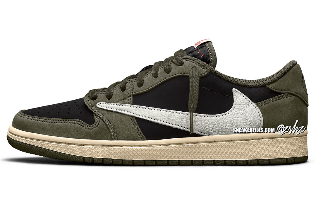 Travis Scott x Air Jordan 1 Low OG “Black/Olive” Rumored for Fall 2024