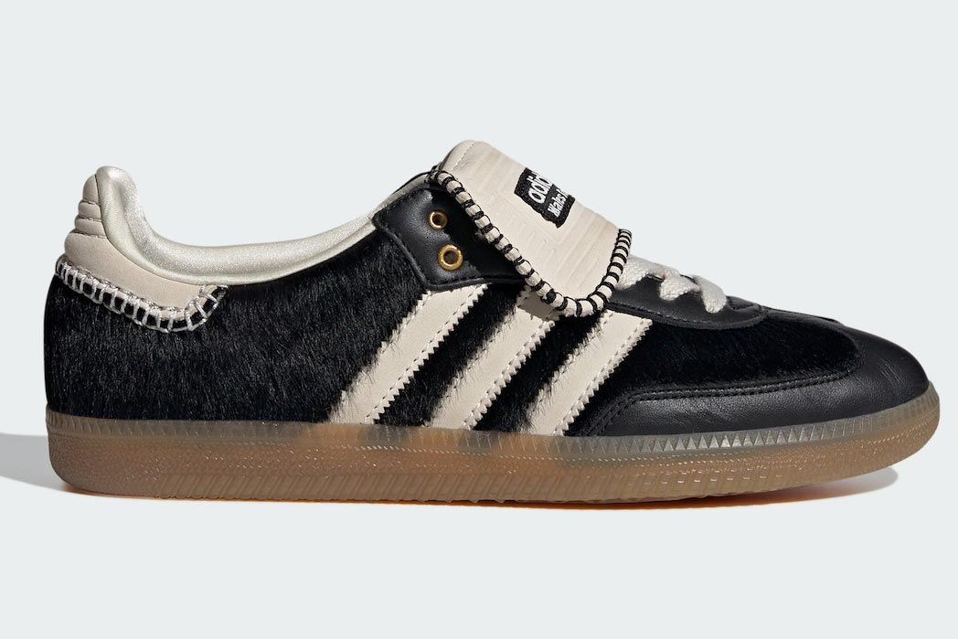 The Wales Bonner x Adidas Samba in Core Black & Cream White Releases This Week
