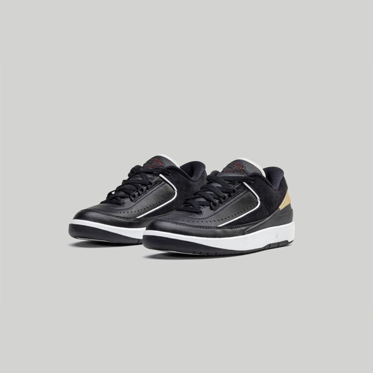 - HQZ Air Jordan 2 Low WMNS Black/Metallic Gold DX4401-001