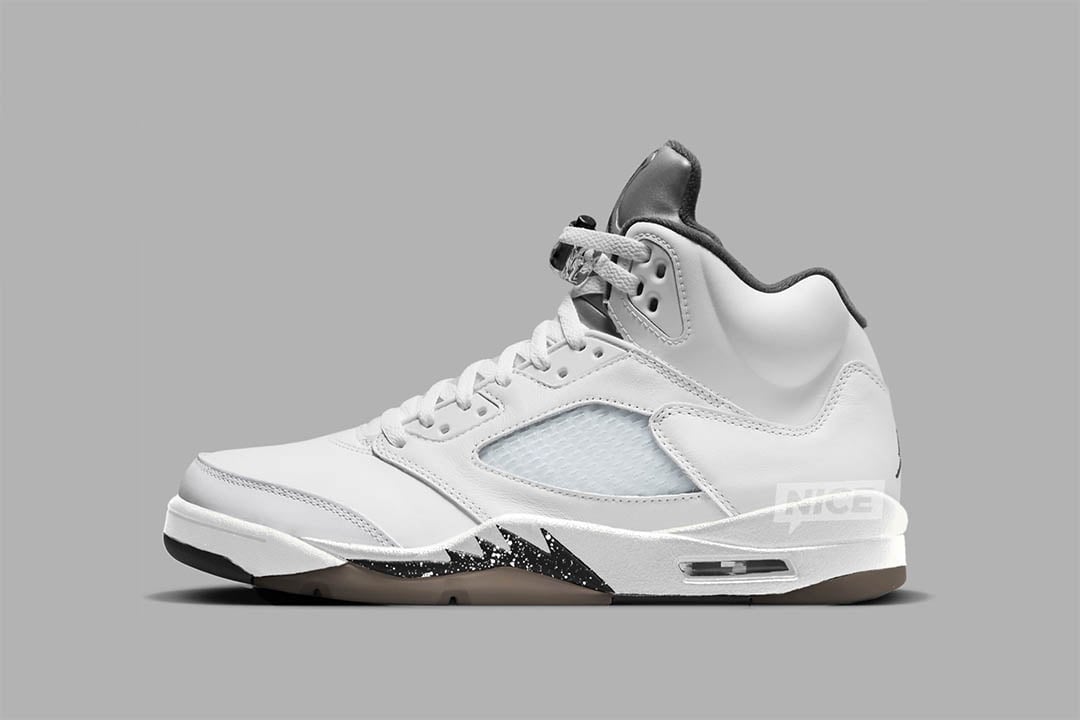 The Air Jordan 5 “White/Black” Releases in August 2024