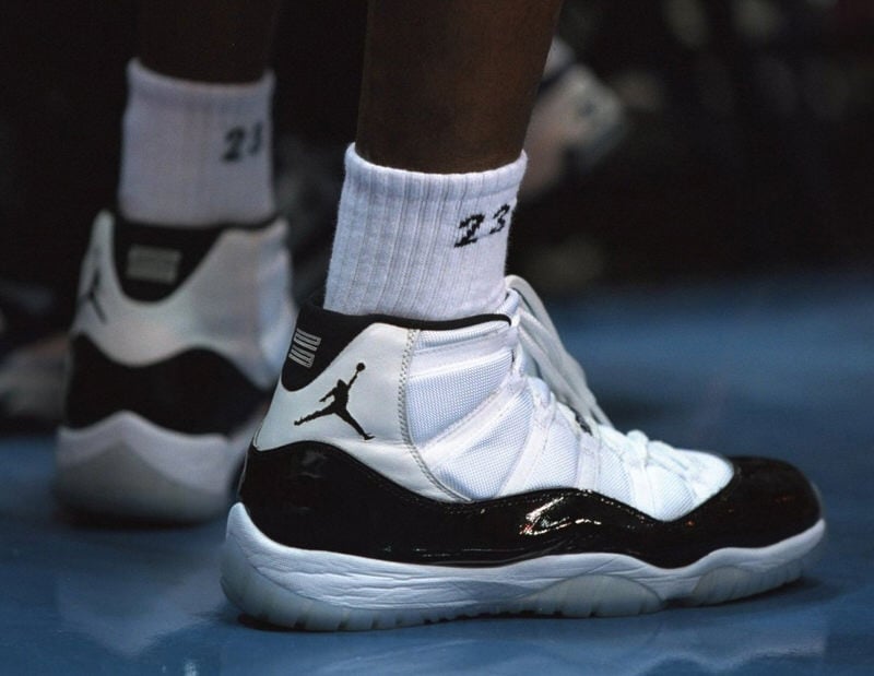 Air Jordan 11 "Concord" worn by Michael Jordan in 1995 NBA Playoffs