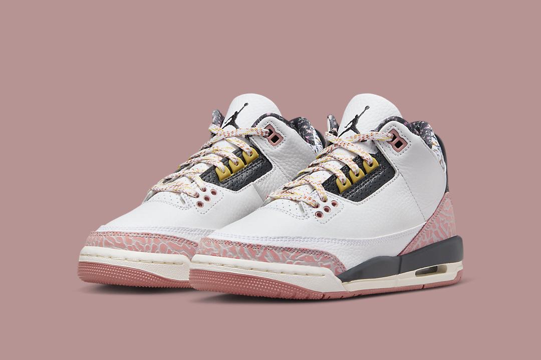 Air Jordan 3 GS "Red Stardust" 441140-100