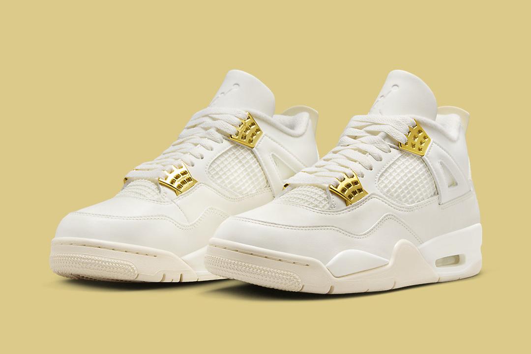 Where To Buy The Air Jordan 4 WMNS “White/Gold”