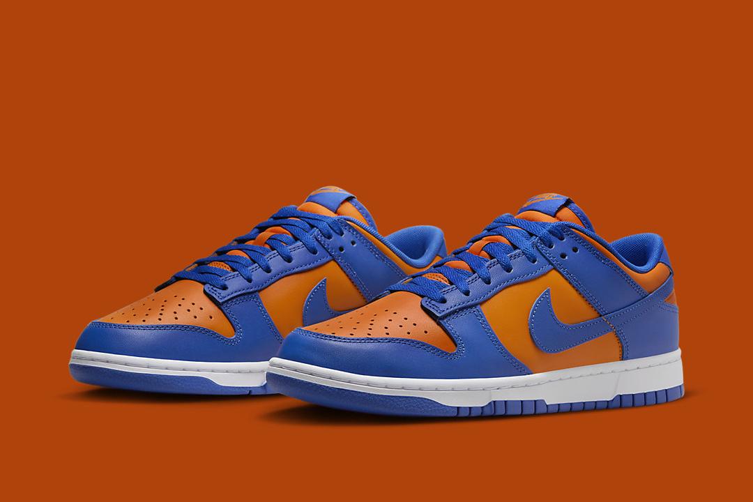 This Nike Dunk Low Is for the “Knicks” Fans