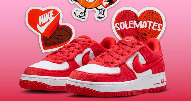 nike and air force 1 low valentines day